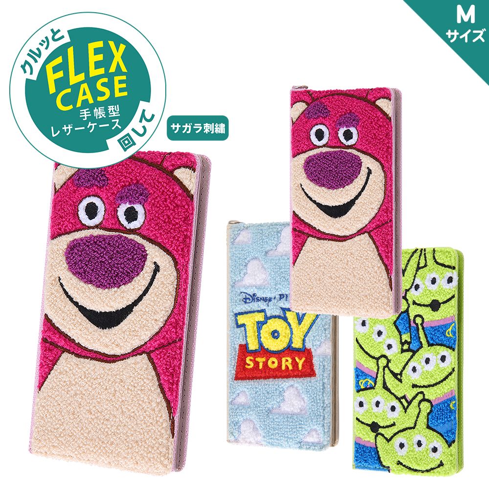 公式 ショップディズニー Iphone 12 12 Pro ディズニー ピクサーキャラクター 手帳型 Flex Case サガラ刺繍 トイ ストーリー ロッツォ