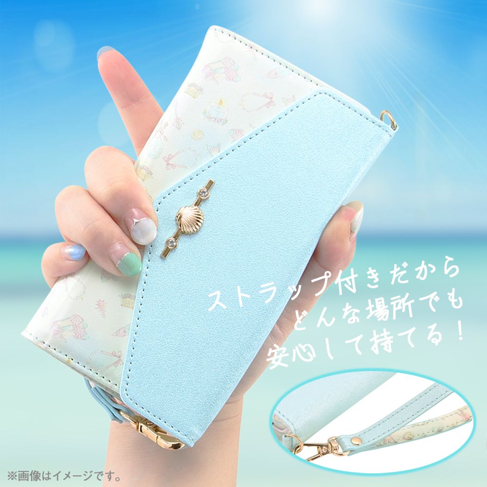 公式 ショップディズニー Iphone 12 Mini ディズニーキャラクタープリンセス 手帳型レザーケース Collet チャーム ストラップ付 ラプンツェル