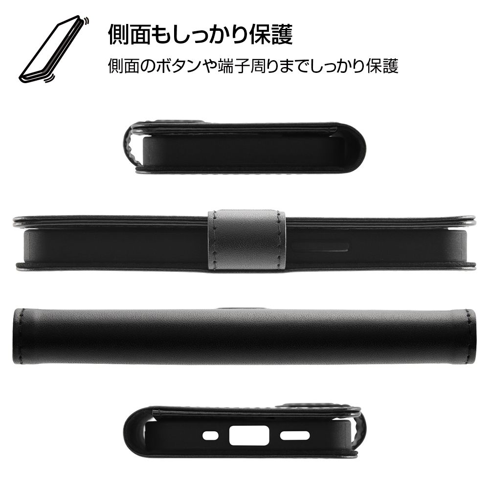 iPhone 12 mini 『ディズニーキャラクター』／耐衝撃 手帳型アートケース マグネット／『ミッキーマウス_025』