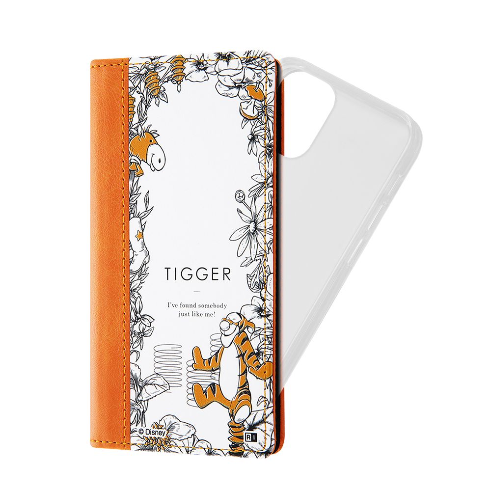 公式 ショップディズニー Iphone 12 Mini ディズニーキャラクター 手帳型 Flex Case バイカラー くまのプーさん ボタニカル 03 受注生産