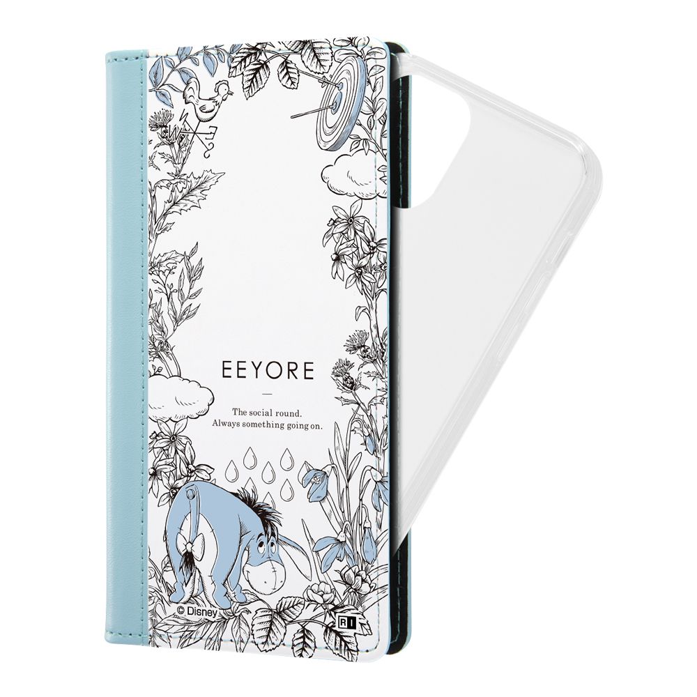 公式 ショップディズニー Iphone 12 12 Pro ディズニーキャラクター 手帳型 Flex Case バイカラー01 M くま のプーさん ボタニカル 04 受注生産