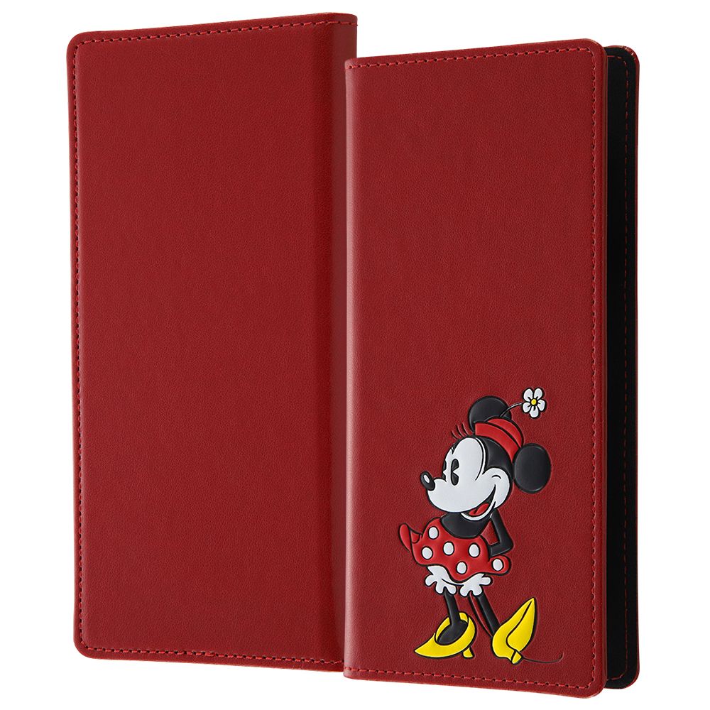 公式 ショップディズニー ディズニーキャラクター 汎用手帳型ケース Flex ワイドディスプレイmサイズサイズ ポップアップ ミニーマウス