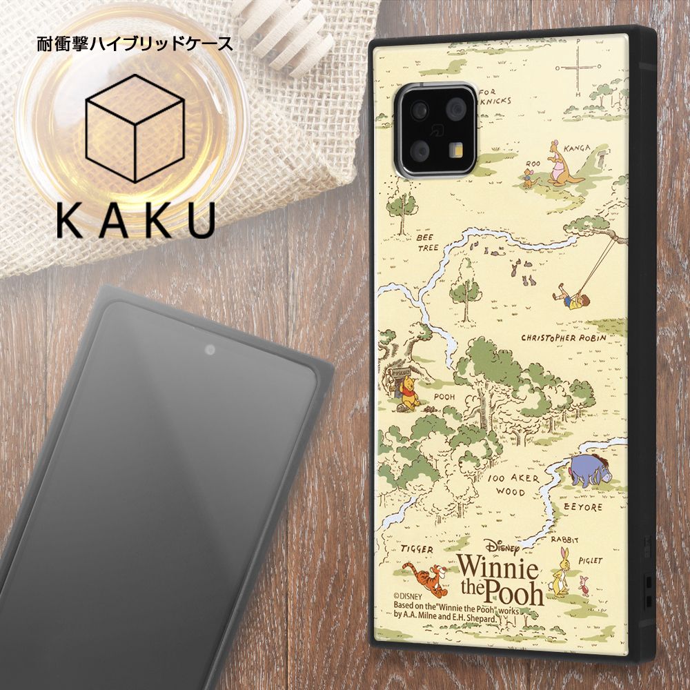 公式 ショップディズニー Aquos Sense4 Aquos Sense4 Lite Aquos Sense4 Basic Aquos Sense5g ディズニーキャラクター 耐衝撃ハイブリッドケース Kaku くまのプーさん 33 受注生産