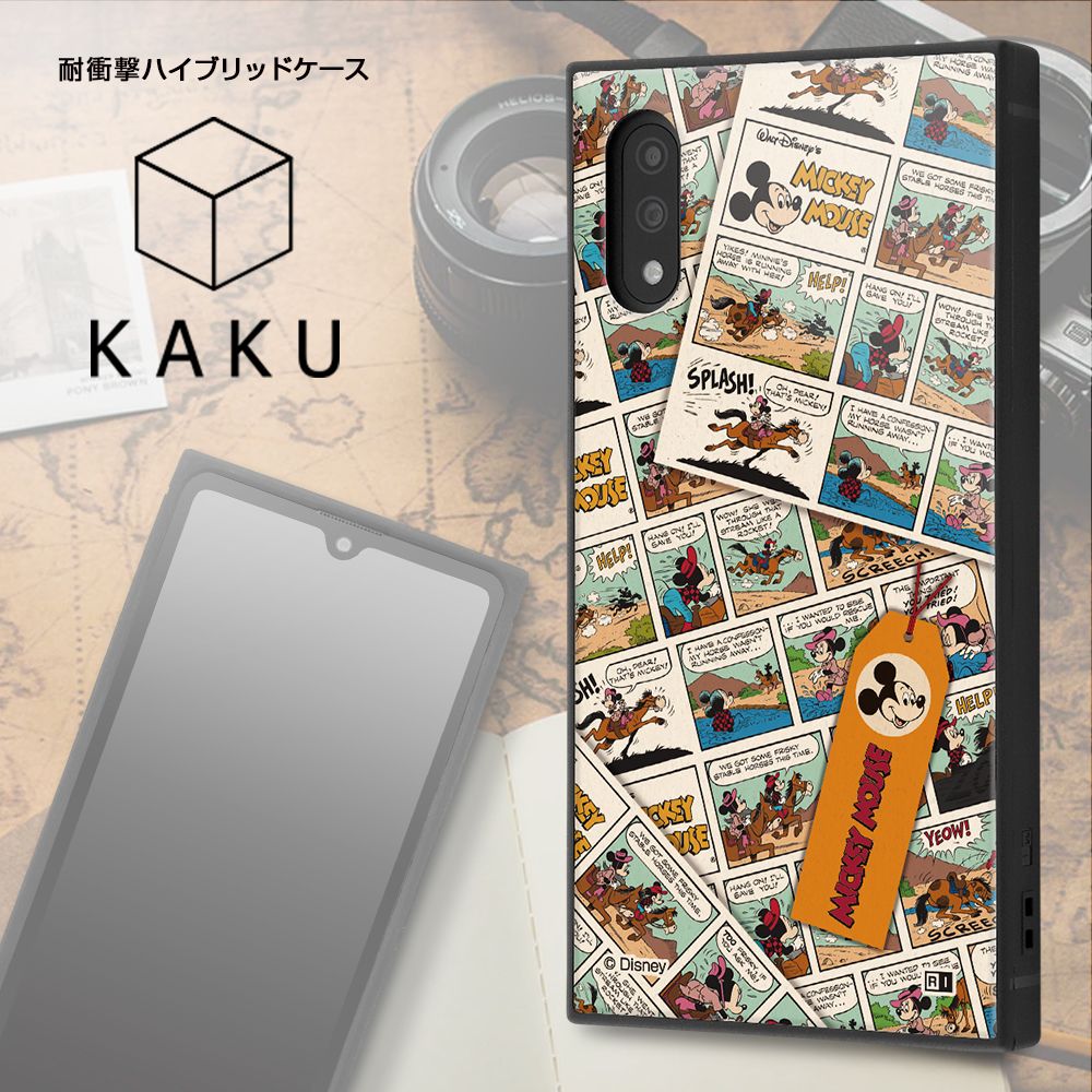 公式 ショップディズニー Xperia Ace Ii ディズニーキャラクター 耐衝撃ハイブリッドケース Kaku ミニーマウス Comic 受注生産