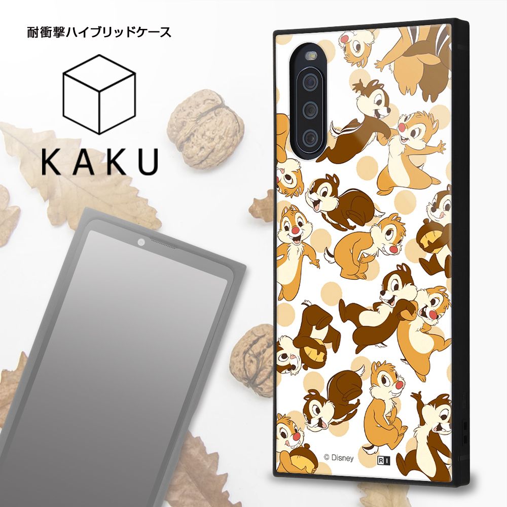 公式 ショップディズニー Xperia 10 Iii ディズニーキャラクター 耐衝撃ハイブリッドケース Kaku チップとデール ツインズ 受注生産