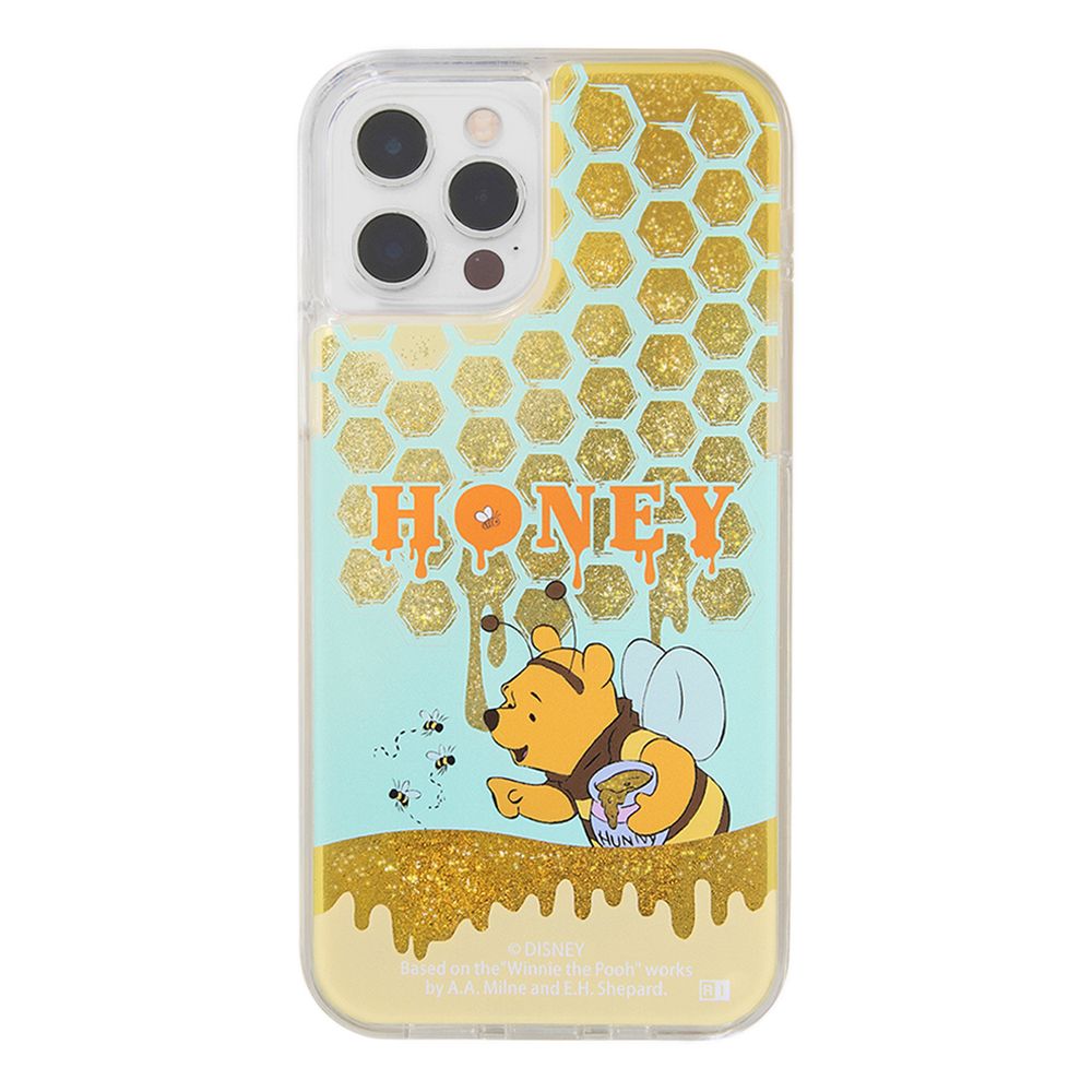 公式 ショップディズニー Iphone 12 12 Pro ディズニーキャラクター ラメ グリッターケース Honey 受注生産