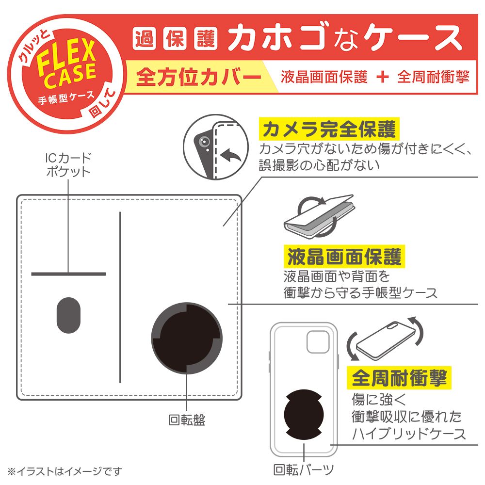 公式 ショップディズニー Iphone 13 Pro Max ディズニーキャラクター 手帳型アートケース Flex Case くまのプーさん 044