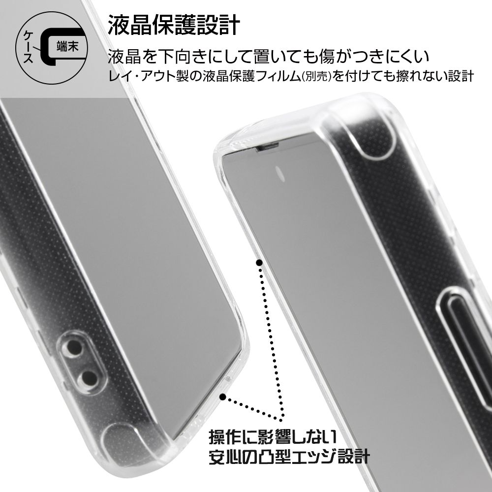 Xperia Ace II 『ディズニーキャラクター』／TPUソフトケース キラキラ／ミッキーマウス