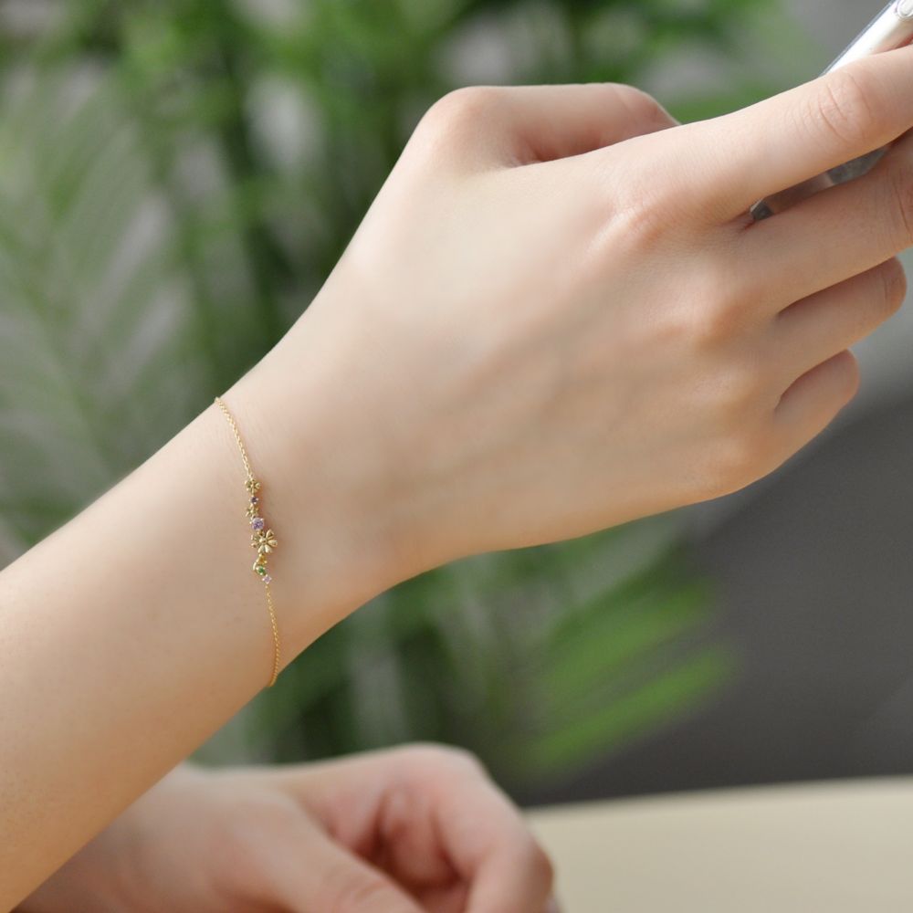 【送料無料】ディズニープリンセス　ラプンツェル　イエローゴールドブレス