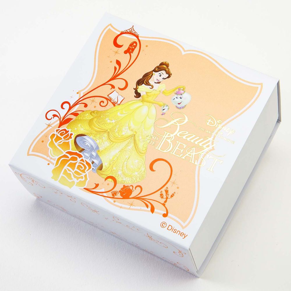 【送料無料】ディズニープリンセス 美女と野獣　ピンクゴールドピアス