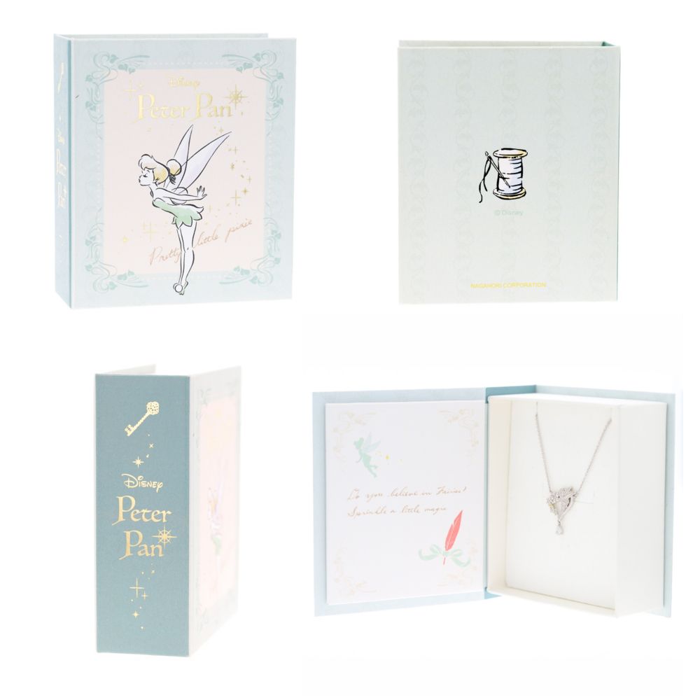 【数量限定ケース付】ピーターパン　ティンカーベル　シルバーペンダント