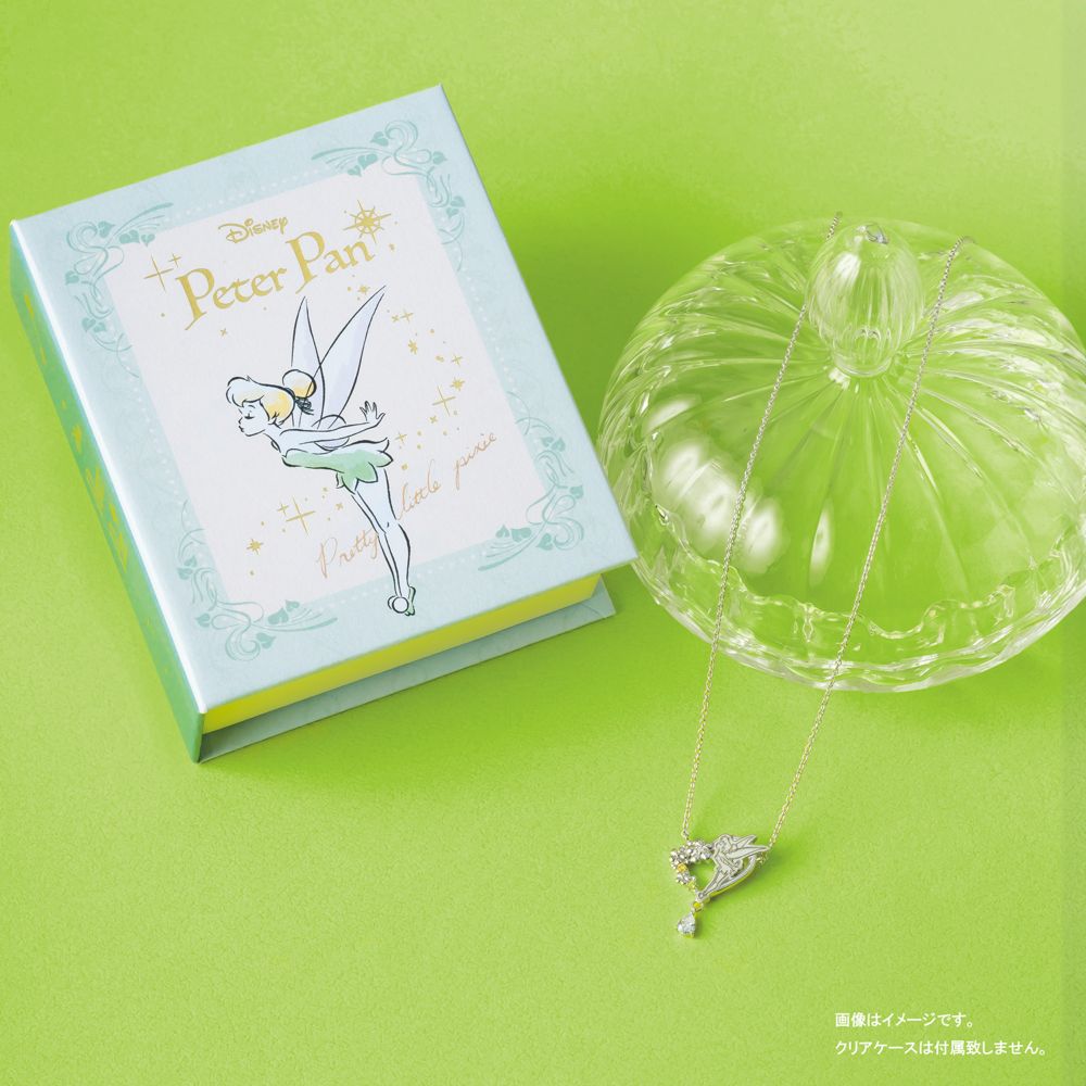 【数量限定ケース付】ピーターパン　ティンカーベル　シルバーペンダント