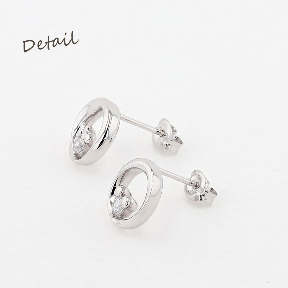 【WEB限定品】ミッキーマウス ミニーマウス WEB限定品 シルバー ピアス