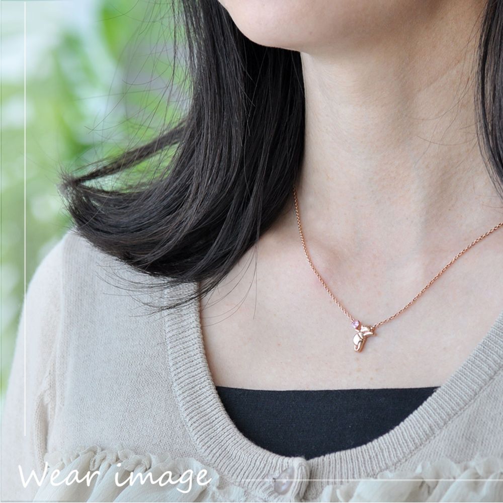 【WEB限定品】くまのプーさん シルバー ネックレス ピンクゴールド ペンダント