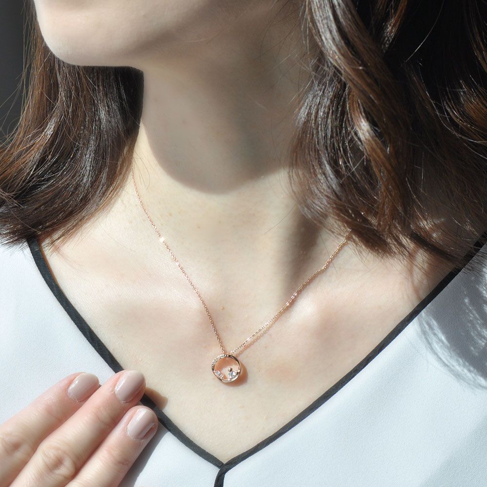 【送料無料】ミッキーマウス ミッキー ペンダント ピンクゴールド