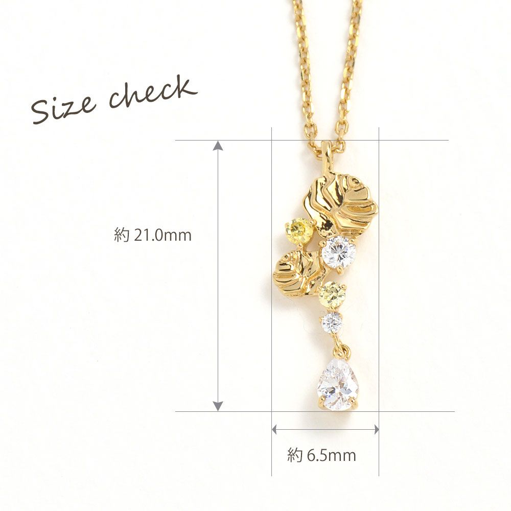 【送料無料】美女と野獣 ベル ペンダント イエローゴールド