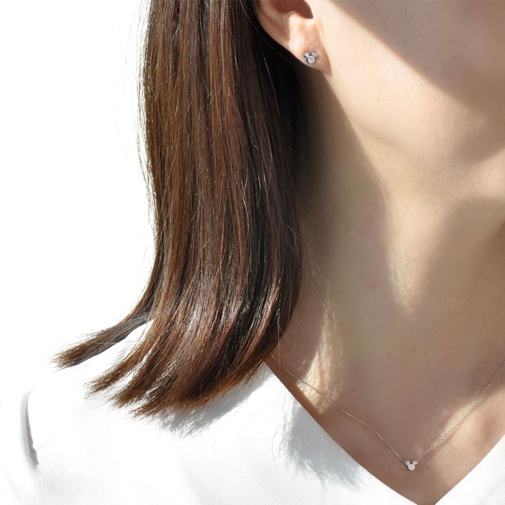 【WEB限定品】ミッキーマウス Pt プラチナ ペンダント ネックレス