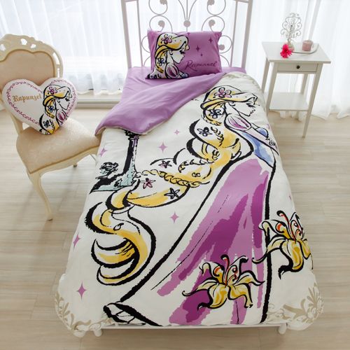 [SB-60]ラプンツェル 布団カバー　シーツ　ピローケース（枕カバー） 3点セットシングル