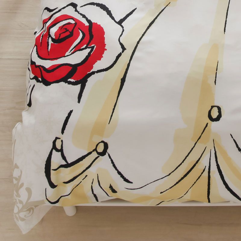 [SB-118]ベル布団カバー　シーツ　ピローケース（枕カバー）3点セットシングル