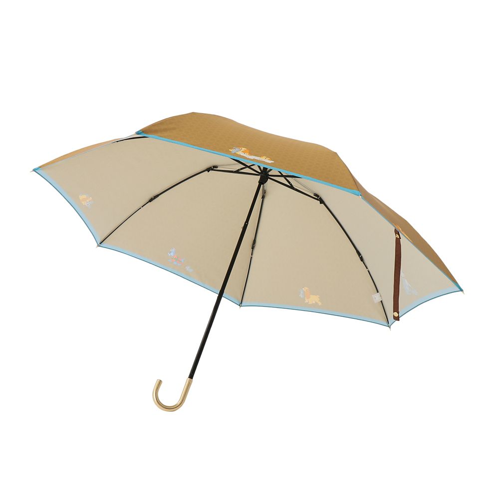 公式 ショップディズニー Plus Anq プラスアンク わんわん物語 デザイン 折りたたみ傘 婦人用 数量限定