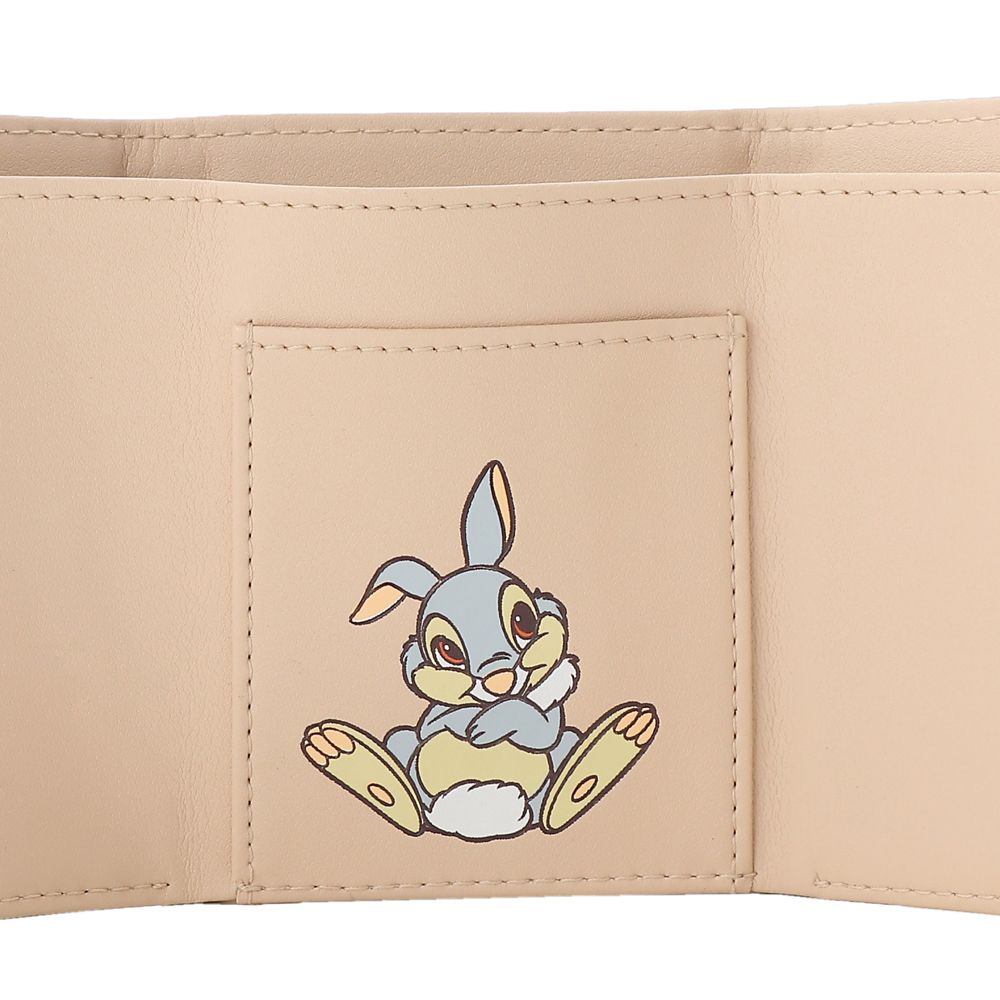 【Plus Anq(プラスアンク)】『バンビ』デザイン 三つ折り財布 ウォレット 婦人用【数量限定】