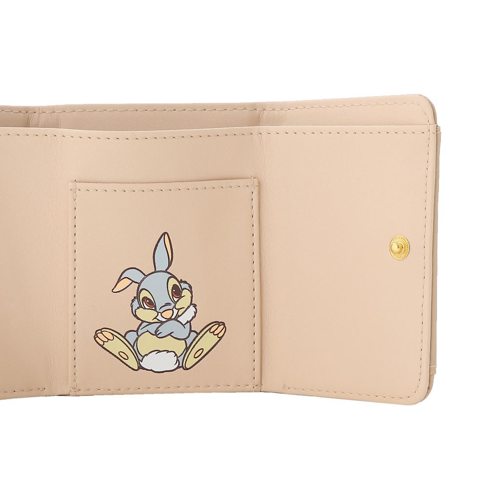 【Plus Anq(プラスアンク)】『バンビ』デザイン 三つ折り財布 ウォレット 婦人用【数量限定】