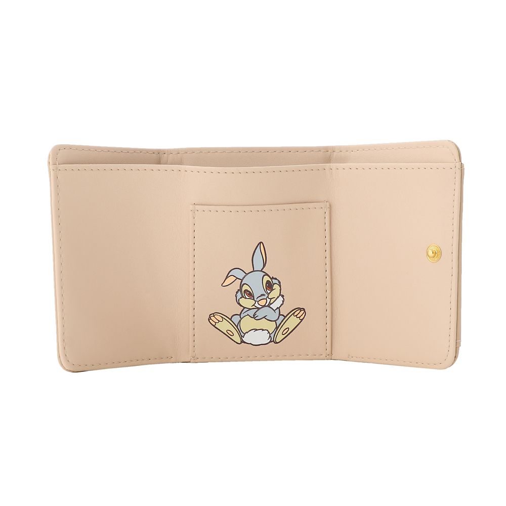 公式 ショップディズニー Plus Anq プラスアンク バンビ デザイン 三つ折り財布 ウォレット 婦人用 数量限定