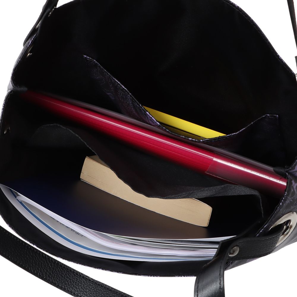 Plus Anq(プラスアンク) ディズニーヴィランズ &rdquo;マレフィセント&rdquo; デザイン トートバッグ 婦人用