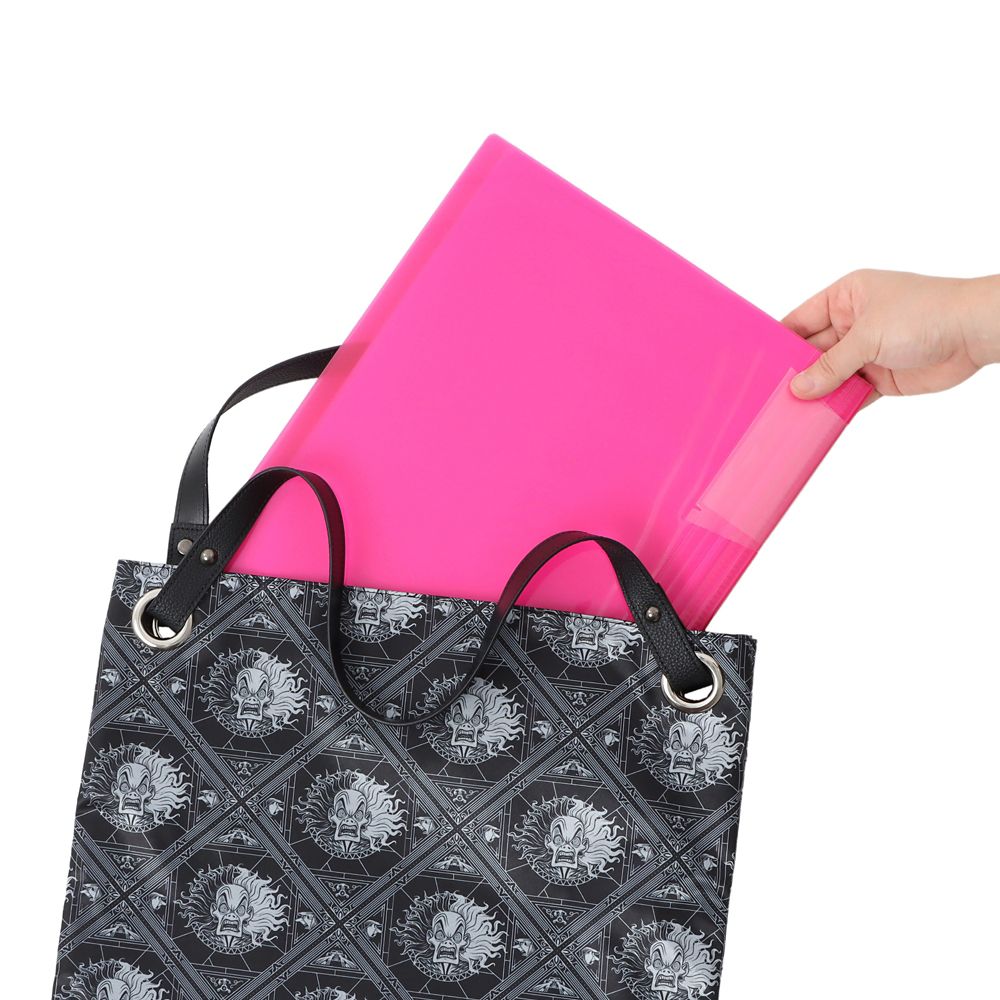 Plus Anq(プラスアンク) 】ディズニーヴィランズ &rdquo;クルエラ&rdquo; デザイン トートバッグ 婦人用