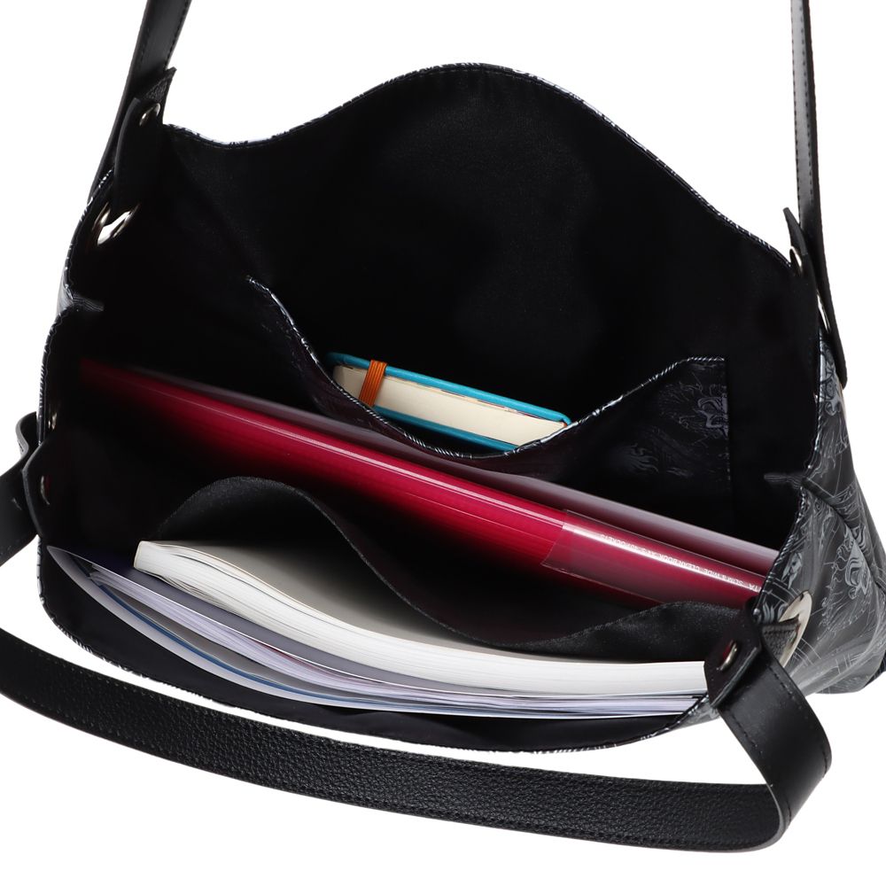 Plus Anq(プラスアンク) 】ディズニーヴィランズ &rdquo;クルエラ&rdquo; デザイン トートバッグ 婦人用