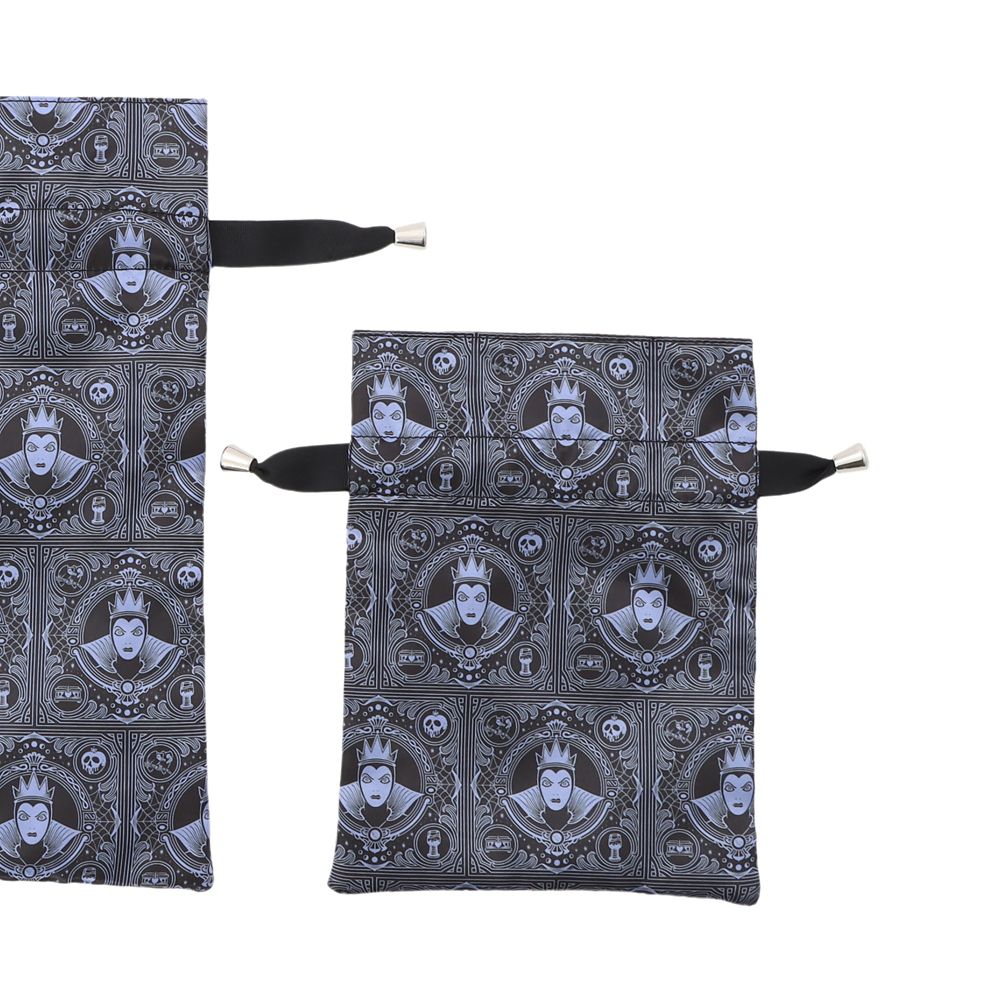 Plus Anq(プラスアンク) ディズニーヴィランズ &rdquo;女王（魔女）&rdquo; デザイン 巾着 大小２枚組 婦人用