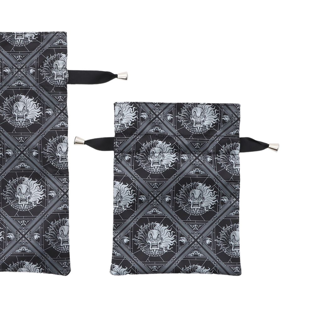 Plus Anq(プラスアンク) ディズニーヴィランズ &rdquo;クルエラ&rdquo; デザイン 巾着 大小２枚組 婦人用