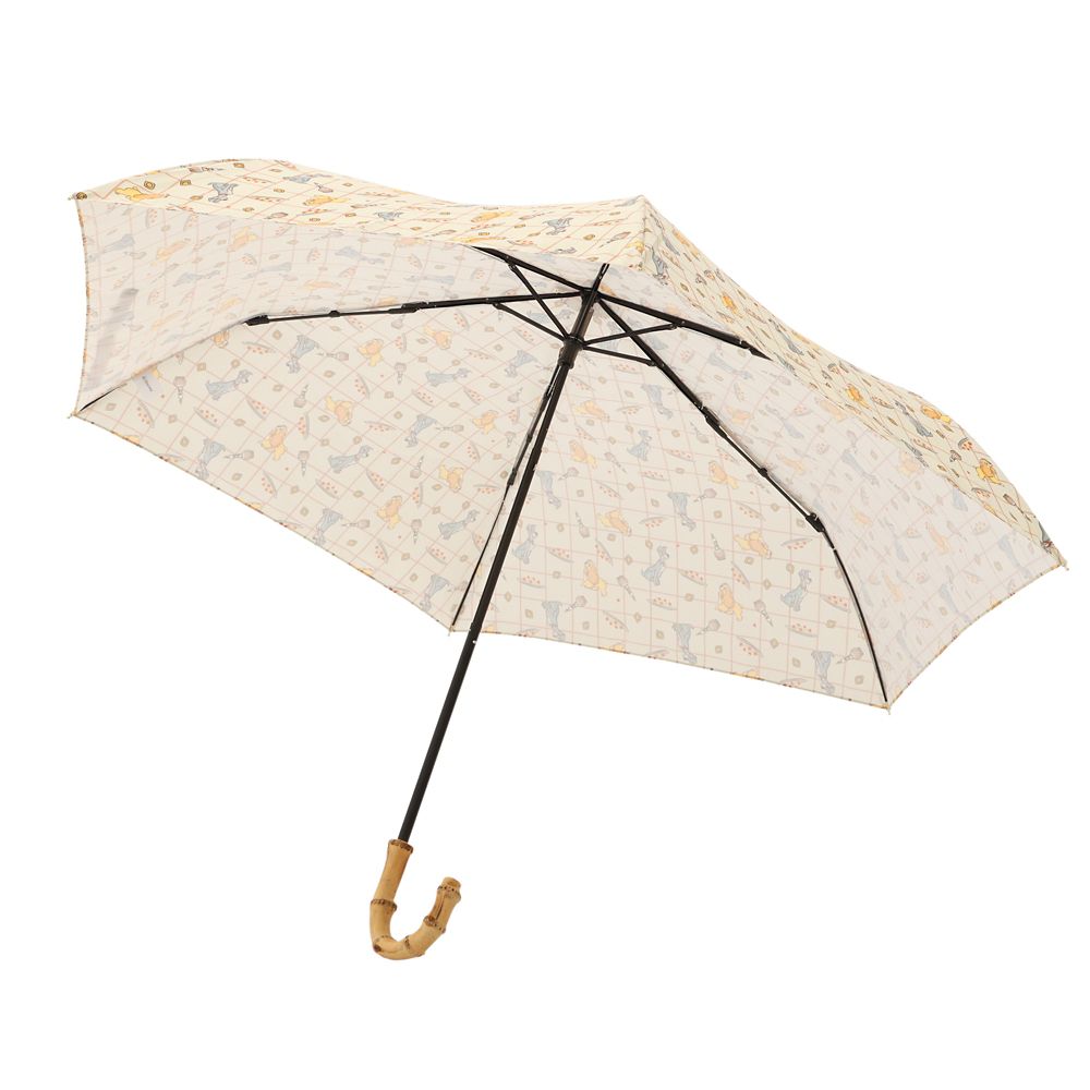 【Plus Anq(プラスアンク)】『わんわん物語』デザイン 折りたたみ傘 婦人用