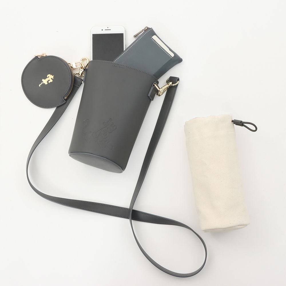 Plus Anq(プラスアンク)  『くまのプーさん』 ティガー デザイン ボトルバッグ 婦人用