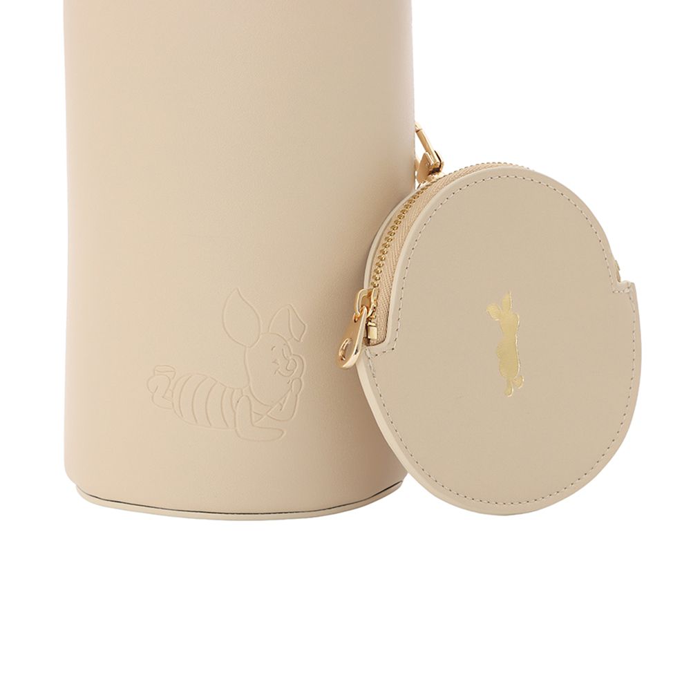 Plus Anq(プラスアンク)  『くまのプーさん』 ピグレット デザイン ボトルバッグ 婦人用