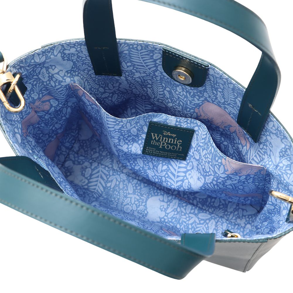 Plus Anq(プラスアンク) 「くまのプーさん」イーヨー デザイン レザートートバッグ 婦人用