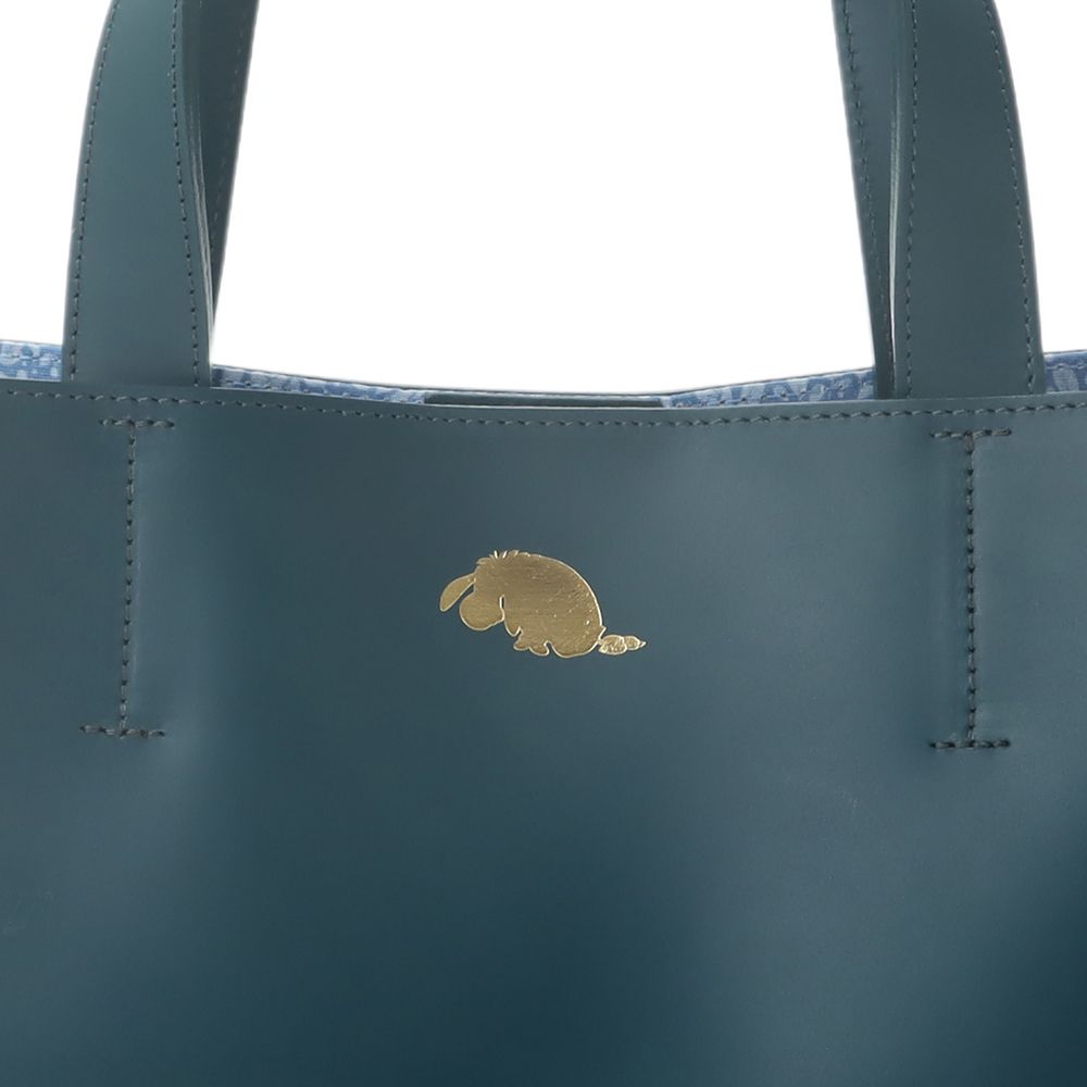 Plus Anq(プラスアンク) 「くまのプーさん」イーヨー デザイン レザートートバッグ 婦人用