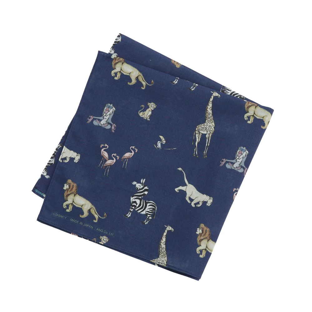 Plus Anq(プラスアンク)  『ライオン・キング』デザイン スカーフハンカチ