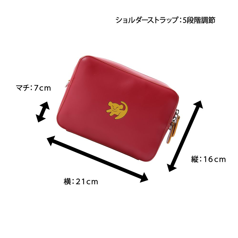 Plus Anq(プラスアンク) 『ライオン・キング』 シンバ デザイン クロスボディバッグ 数量限定