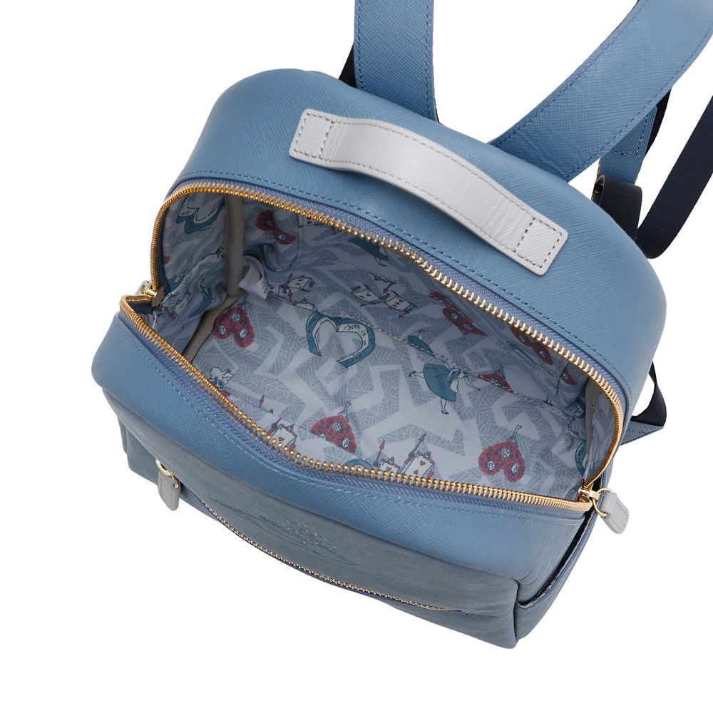 Plus Anq(プラスアンク)  レザー ミニリュック 『ふしぎの国のアリス』デザイン 数量限定