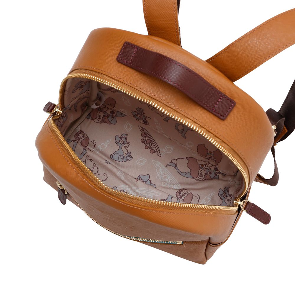 Plus Anq(プラスアンク)  レザー ミニリュック 『わんわん物語』デザイン 数量限定