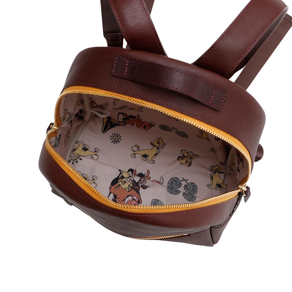 Plus Anq(プラスアンク)  レザー ミニリュック 『ライオン・キング』デザイン 数量限定