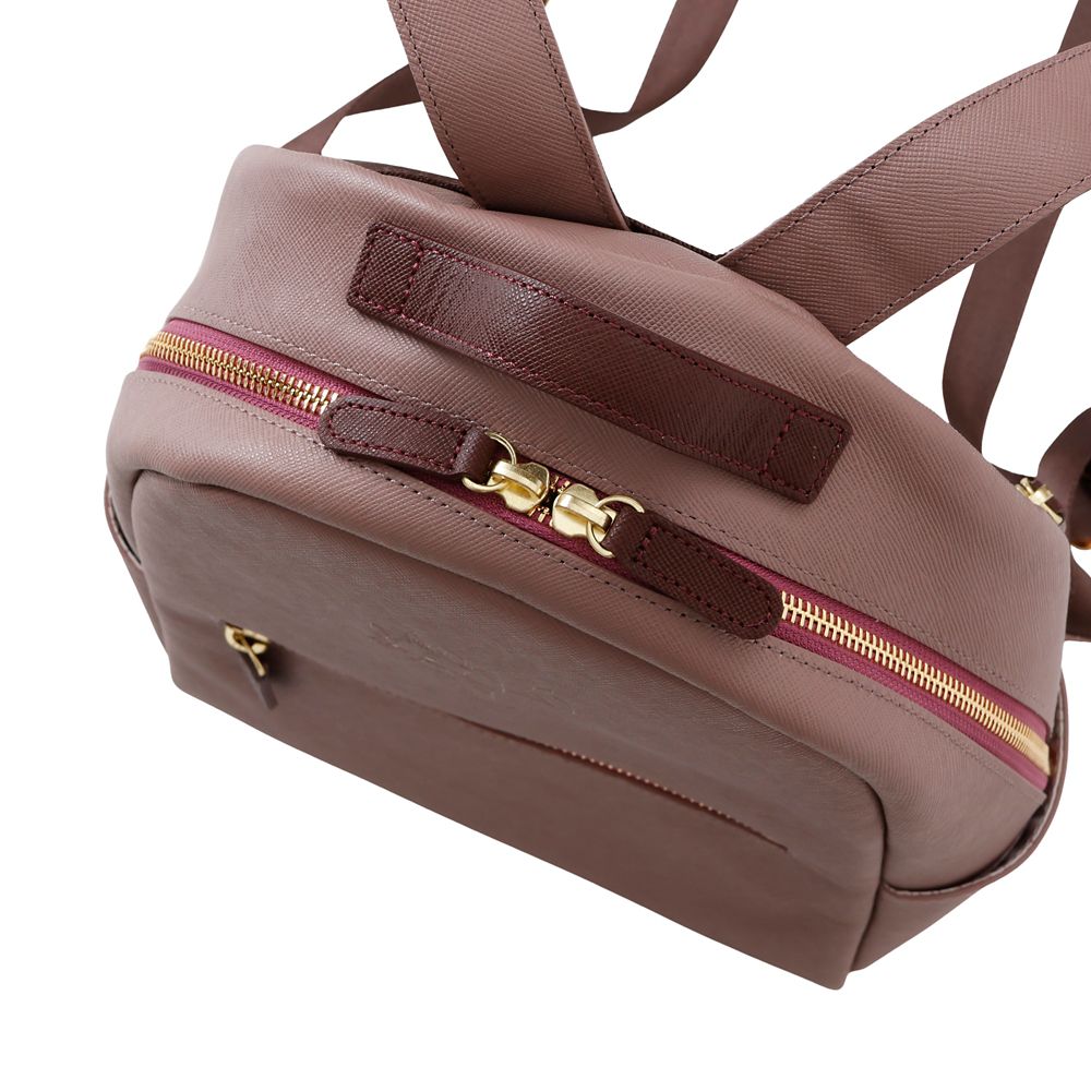 Plus Anq(プラスアンク)  レザー ミニリュック 『おしゃれキャット』デザイン 数量限定