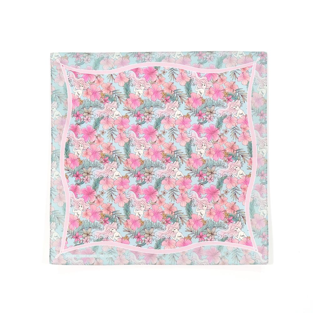 Plus Anq(プラスアンク)  「アリエル」 デザイン ハンカチ巾着セット 数量限定