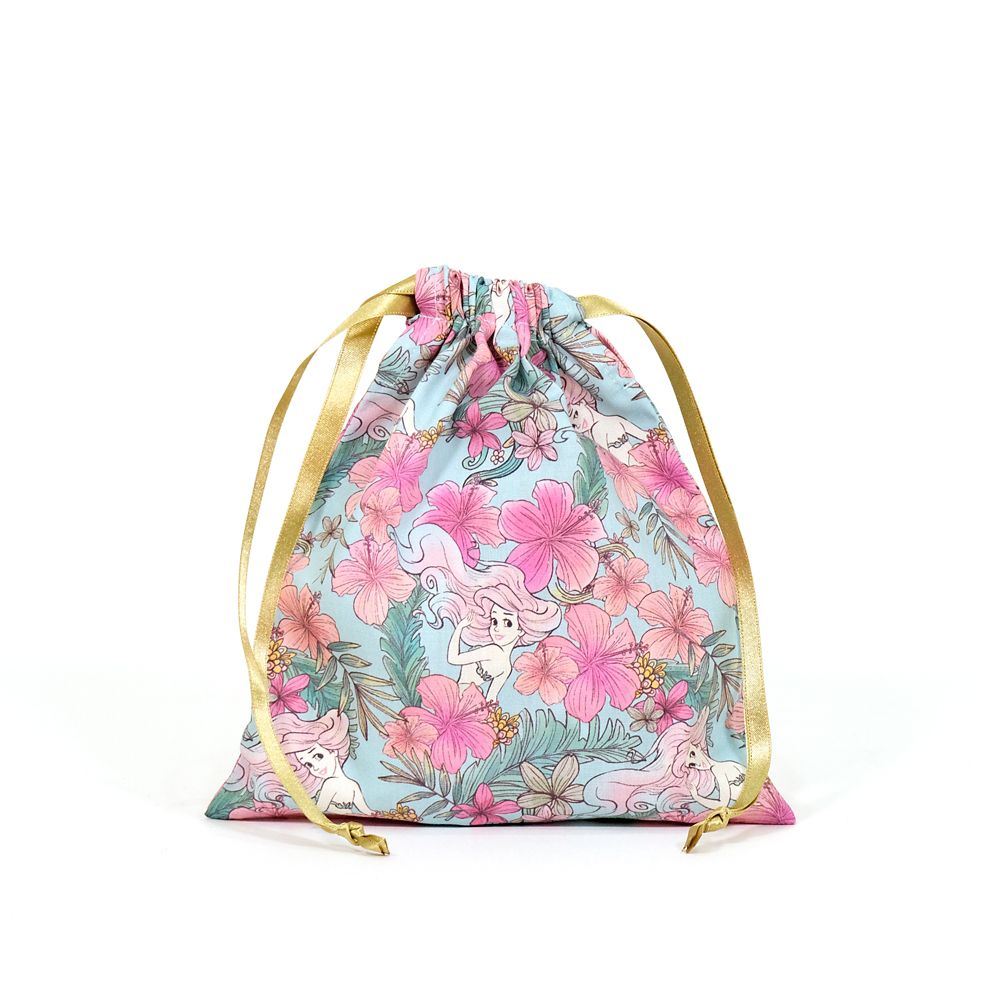 Plus Anq(プラスアンク)  「アリエル」 デザイン ハンカチ巾着セット 数量限定