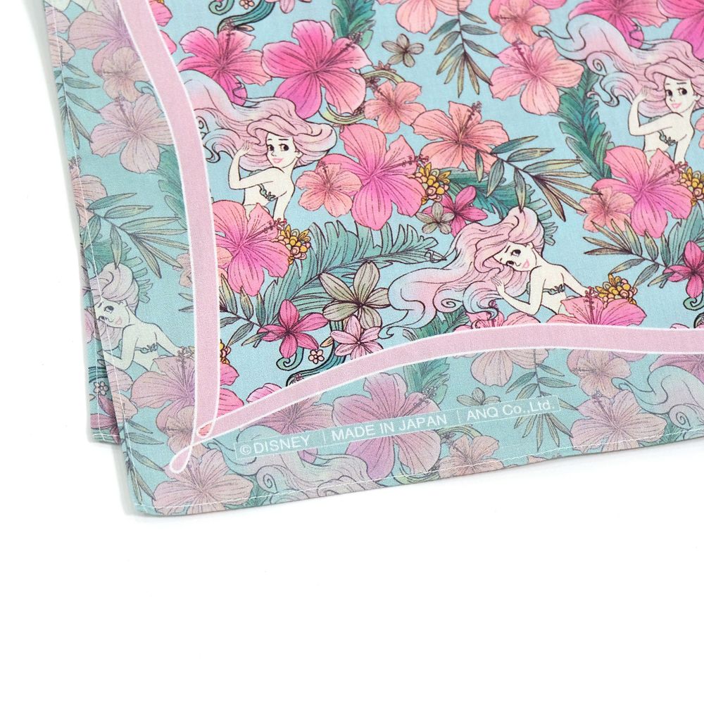Plus Anq(プラスアンク)  「アリエル」 デザイン ハンカチ巾着セット 数量限定