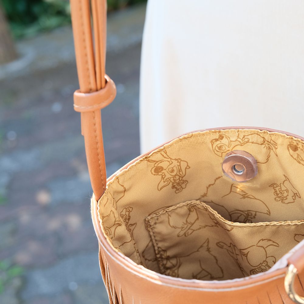 Plus Anq(プラスアンク)  『わんわん物語』 レディ デザイン フリンジショルダーバッグ&チャーム