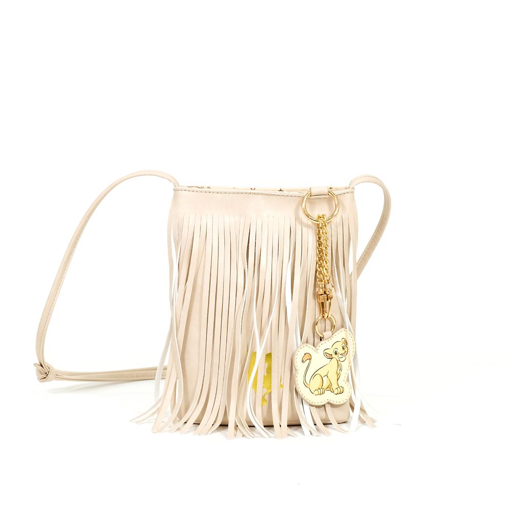 Plus Anq(プラスアンク)  『ライオン・キング』 ナラ デザイン フリンジショルダーバッグ&チャーム