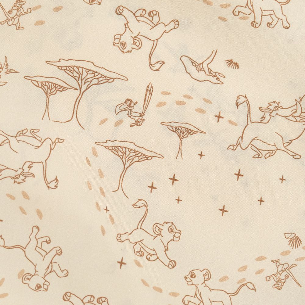 Plus Anq(プラスアンク)  『ライオン・キング』 ナラ デザイン フリンジショルダーバッグ&チャーム