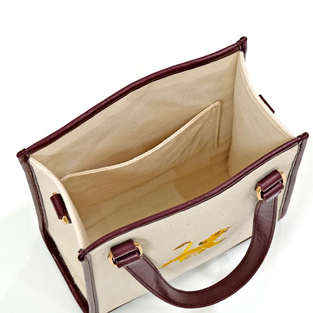 【【夏セール１５％OFF】  Plus Anq(プラスアンク)  シンバ デザイン キャンバストートバッグ